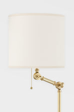 Load image into Gallery viewer, Hudson Valley MDSL151-AGB 2 Light Floor Lamp, Aged Brass