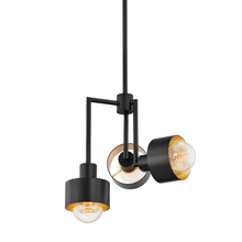 Load image into Gallery viewer, Troy F8716-SBK/GL 3 Light Pendant
