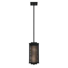 Load image into Gallery viewer, Eurofase 42718-017 Brama 7&quot; Outdoor LED Pendant, Black+Gold