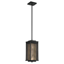 Load image into Gallery viewer, Eurofase 42718-017 Brama 7&quot; Outdoor LED Pendant, Black+Gold