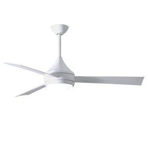 Donaire Outdoor Rated 52 Inch Ceiling Fan with Light Kit by Matthews Fan Company