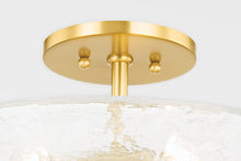 Load image into Gallery viewer, Hudson Valley KBS1742504L-AGB 3 Light Large Flush Mount, Aged Brass