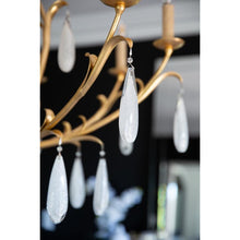 Load image into Gallery viewer, Local Lighting Corbett 293-08-Prosecco 8Lt Chandelier, GOLD LEAF Chandelier