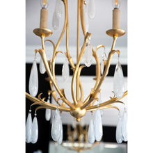 Load image into Gallery viewer, Local Lighting Corbett 293-08-Prosecco 8Lt Chandelier, GOLD LEAF Chandelier