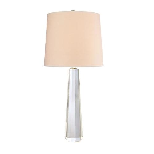 Local Lighting Hudson Valley L887-Pn-Ws 1 Light Table Lamp With Crystal, PN TABLE LAMP
