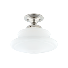Load image into Gallery viewer, Hudson Valley 3412F-Pn 1 Light Semi Flush, PN