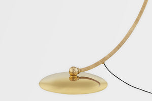 Hudson Valley L1668-AGB 1 Light Floor Lamp, Aged Brass