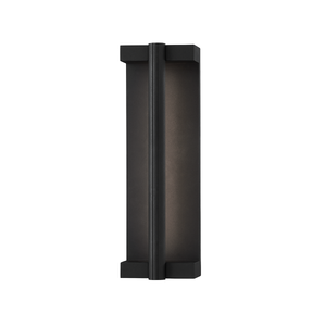 Troy B1251-TBK 1 Light Small Exterior Wall Sconce, Steel