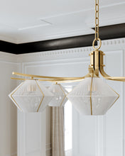 Load image into Gallery viewer, Hudson Valley 3343-AGB 8 Light Chandelier, Aged Brass