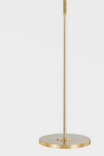 Load image into Gallery viewer, Hudson Valley MDSL512-AGB 1 Light Floor Lamp, Aged Brass