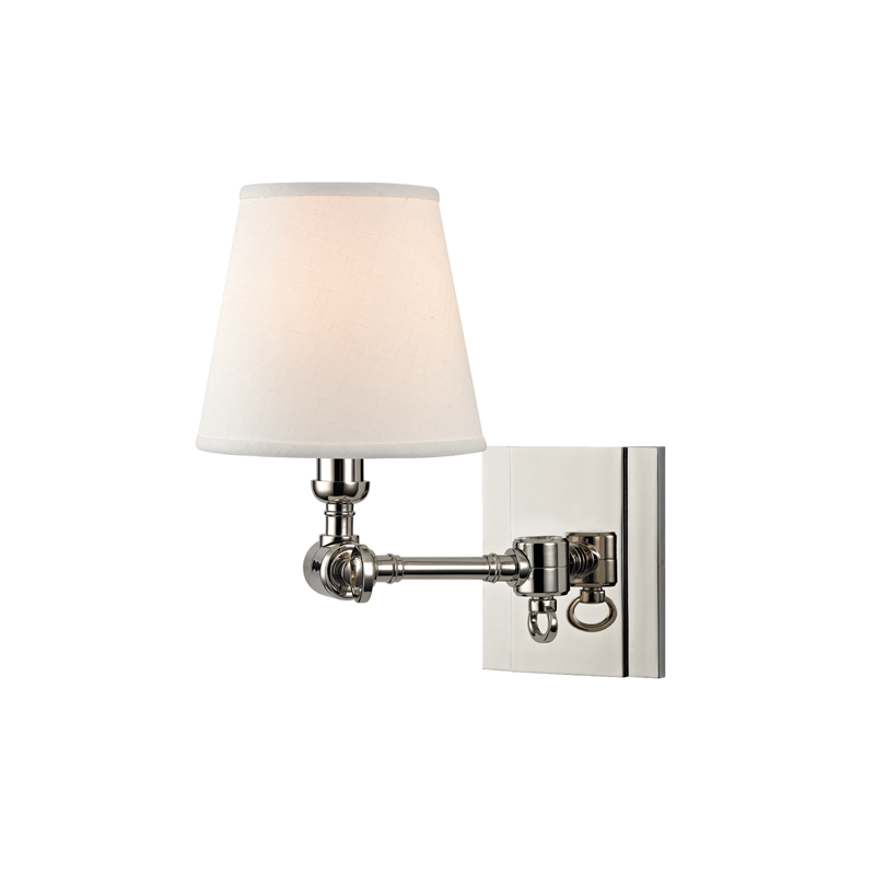 Local Lighting Hudson Valley 6231-Pn 1 Light Wall Sconce, PN WALL SCONCE