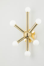 Load image into Gallery viewer, Corbett 400-06-VPB 6 Light Wall Sconce, Vintage Polished Brass