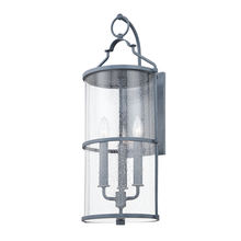 Load image into Gallery viewer, Troy B1313-WZN 3 Light Large Exterior Wall Sconce, Aluminum And Stainless Steel