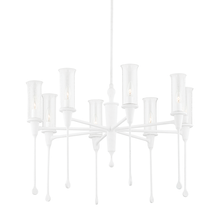 Load image into Gallery viewer, Hudson Valley 4131-WP 8 Light Chandelier, White Plaster