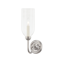 Load image into Gallery viewer, Hudson Valley MDS111-HN 1 Light Wall Sconce, Historic Nickel