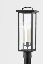 Load image into Gallery viewer, Troy P7524-TBZ 3 Light Exterior Post, Aluminum And Stainless Steel