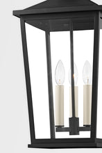 Load image into Gallery viewer, Troy B8903-TBK 3 Light Large Exterior Wall Sconce, Aluminum And Stainless Steel