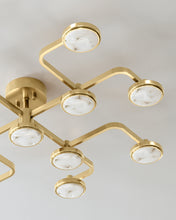 Load image into Gallery viewer, Hudson Valley 6343-AGB 13 Light Chandelier, Aged Brass