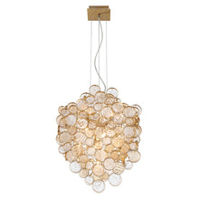 Load image into Gallery viewer, Eurofase 34030-026 Trento 7 Light Chandelier In Antique Gold