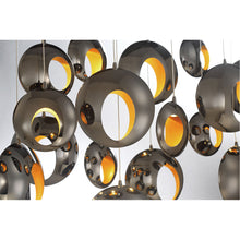 Load image into Gallery viewer, Eurofase 35910-015 Arlington Chandelier, Blackened Chrome