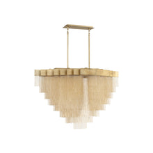 Load image into Gallery viewer, Eurofase 37096-014 Bloomfield Chandelier, Antique Brush Gold