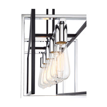 Load image into Gallery viewer, Eurofase 37118-013 Stafford Chandelier, Chrome/Black