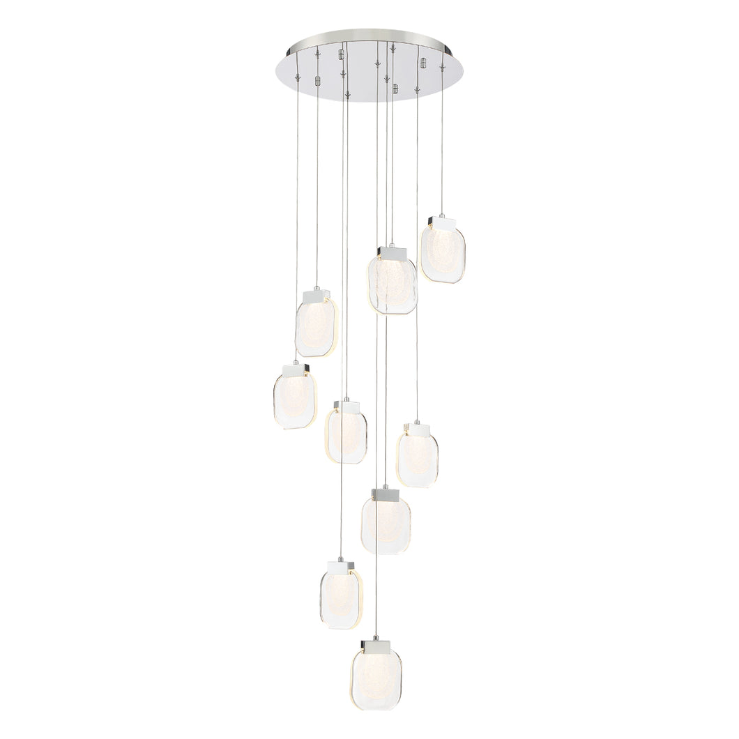 Eurofase 38043-027 Paget Chandelier, Chrome