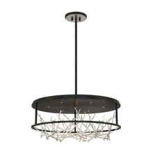 Load image into Gallery viewer, Eurofase 38097-027 Aerie Chandelier, Black/Silver