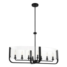 Load image into Gallery viewer, Eurofase 38157-035 Campisi Chandelier, Black