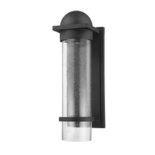 Load image into Gallery viewer, Troy B7116-TBK 1 Light Large Exterior Wall Sconce, Aluminum And Stainless Steel