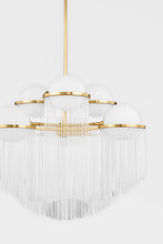 Load image into Gallery viewer, Corbett 398-32-AGB 6 Light Chandelier, Aged Brass