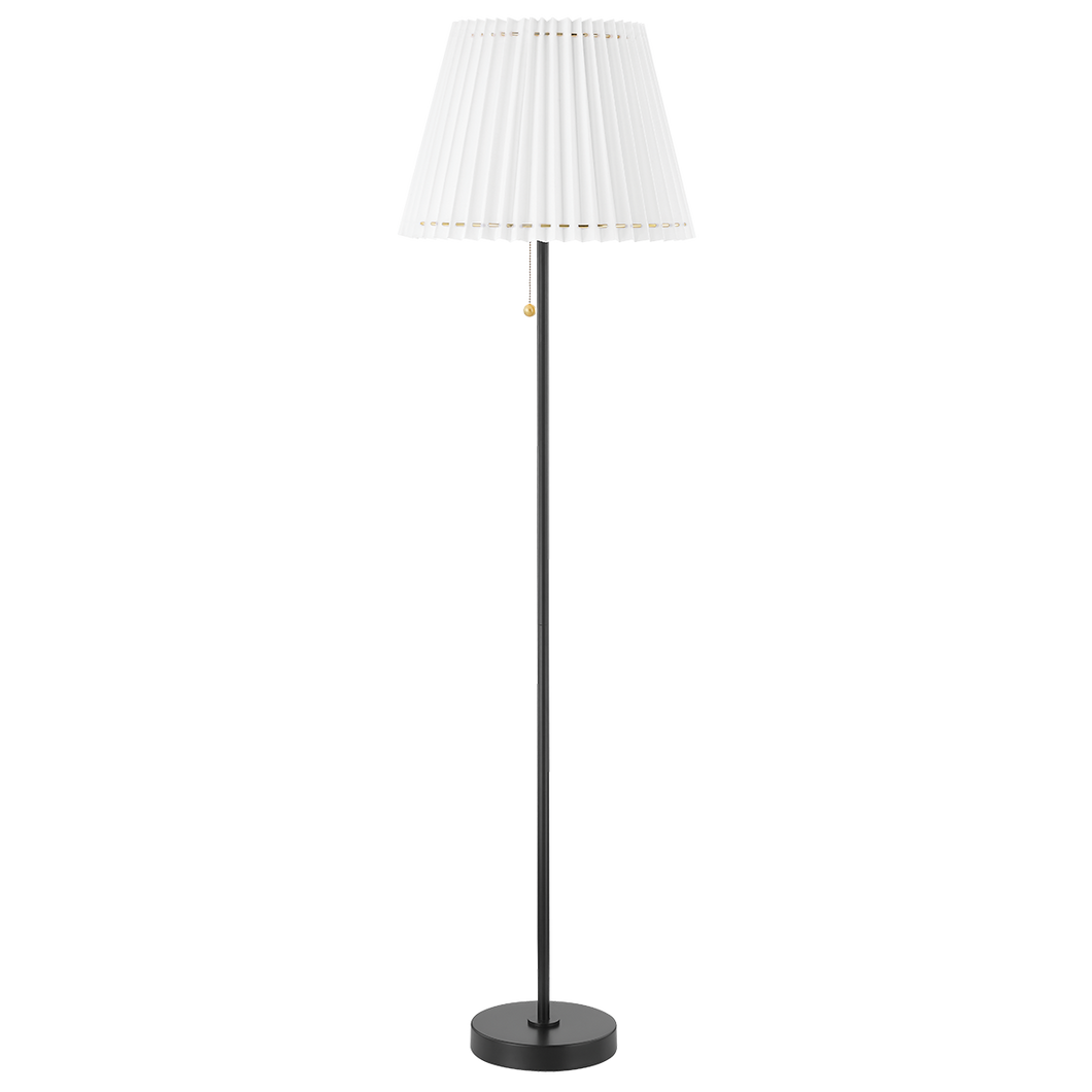 Mitzi HL476401-SBK 1 LIGHT FLOOR LAMP, Steel