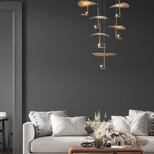 Load image into Gallery viewer, Eurofase 41908-013 Lagatto 6 Light Chandelier In Bronze
