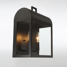 Load image into Gallery viewer, Eurofase 41969-014 Sawyer 14&quot; 2 LT Outdoor Wall Sconce, Satin Black