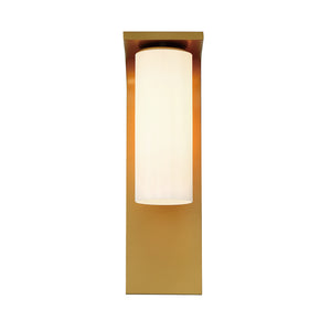 Eurofase 41971-035 Colonne 1 LT 15" Outdoor Wall Sconce, Gold