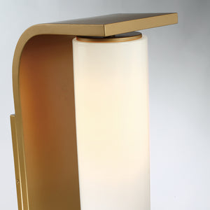 Eurofase 41972-035 Colonne 1 LT 20" Outdoor Wall Sconce, Gold