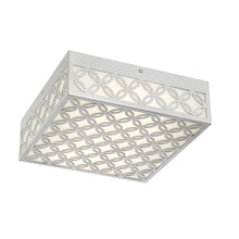 Load image into Gallery viewer, Eurofase 42696-026 Clover 12&quot; Outdoor  LED Flush Mount, Aged Silver