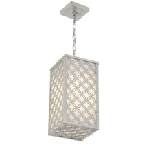 Load image into Gallery viewer, Eurofase 42697-021 Clover 8&quot; Outdoor LED Pendant, Aged Silver