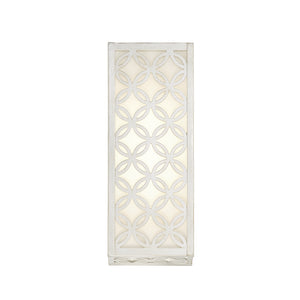 Eurofase 42698-024 Clover 13" Outdoor LED Wall Sconce, Aged Silver