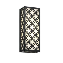 Load image into Gallery viewer, Eurofase 42698-012 Clover 13&quot; Outdoor LED Wall Sconce, Black
