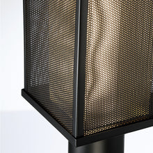 Load image into Gallery viewer, Eurofase 42719-014 Brama 7&quot; Outdoor Post Light, Black+Gold