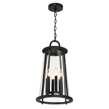 Load image into Gallery viewer, Eurofase 42722-014 Daulle 12&quot; 6 LT Outdoor Pendant, Satin Black