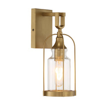 Load image into Gallery viewer, Eurofase 42725-026 Yasmin 13&quot; Outdoor Wall Sconce, Aged Gold