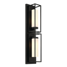 Load image into Gallery viewer, Eurofase 42732-013 Ren 36&quot; 2LT Outdoor Wall Sconce, Satin Black