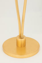 Load image into Gallery viewer, Hudson Valley KBS1749401-GL/TWH 2 Light Floor Lamp, Gold Leaf/Textured On White Combo