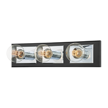 Load image into Gallery viewer, Troy B3543-PC/SBK 3 Light Bath Bracket, Aluminum And Stainless Steel