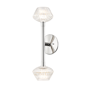 Hudson Valley 6142-PN 2 Light Wall Sconce, Polished Nickel