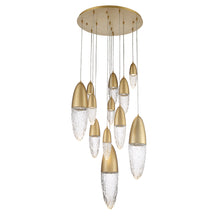Load image into Gallery viewer, Eurofase 43859-038 Écrou 12 Light Chandelier In Gold