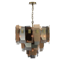 Load image into Gallery viewer, Eurofase 43875-016 Cocolina 10 Light Chandelier In Bronze