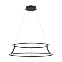Load image into Gallery viewer, Eurofase 43886-012 Cadoux 1 Light Chandelier In Black